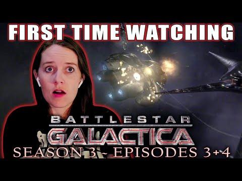 BATTLESTAR GALACTICA | Season 3 Episodes 3 + 4  | First Time Watching Reaction | Exodus Is Epic!