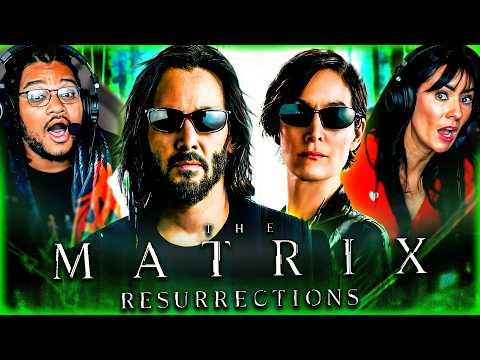 THE MATRIX RESURRECTIONS (2021) IS AN INSANELY BOLD & MESSY SWING!! MOVIE REACTION!! Keanu Reeves