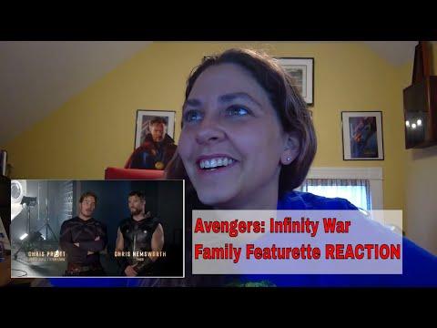 Marvel's Avengers: Infinity War --- Family Featurette REACTION VIDEO!!