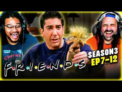 FRIENDS Season 3, Episodes 7, 8, 9, 10, 11, & 12 REACTION!! First Time Watching!!