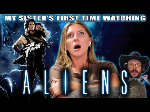My Sister's First Time Watching Aliens (1986) | Berly's Movie Reaction | Mama is Mad!