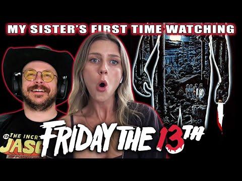 My Sister's First Time Watching Friday the 13th (1980) | Movie Reaction | Jason Must Be A Ghost!