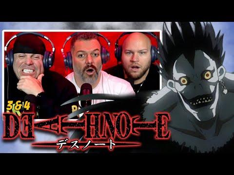 Death Note season 1 episode 1x3 & 1x4 (DUB)