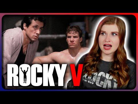 ROCKY V was a little... rocky (but it still made me cry) | First Time Reaction