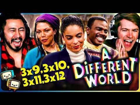 A DIFFERENT WORLD 3x9, 3x10, 3x11, 3x12 Reaction! | Jasmine Guy, Kadeem Hardison, w/ Jaby Koay