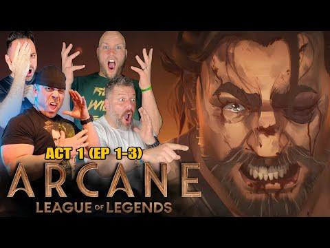 Can't believe that happened.... First time watching ARCANE ep 1-3 reaction