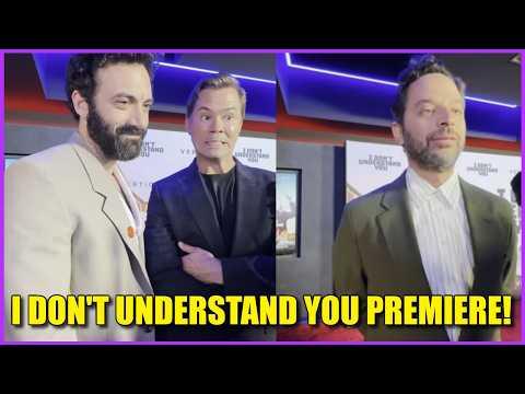 Nick Kroll, Andrew Rannells, & Morgan Spector Talk "I Don't Understand You" On The Red Carpet