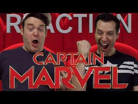 Captain Marvel - Official Trailer Reaction