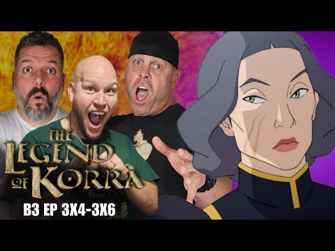 First time watching the LEGEND OF KORRA reaction s3 ep 4-6