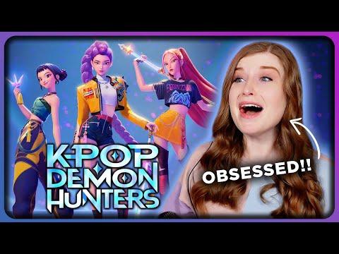 K-pop newbie watches KPOP DEMON HUNTERS for the first time!! | Movie Reaction
