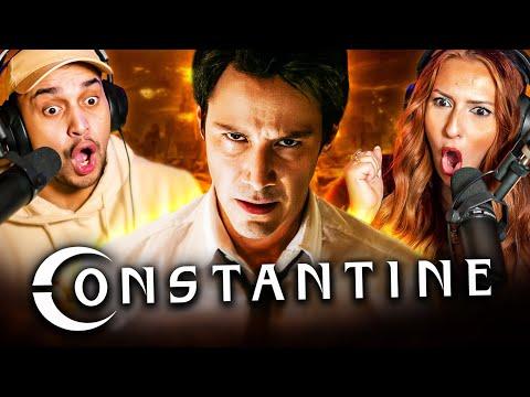 CONSTANTINE (2005) MOVIE REACTION - DC NEEDS TO GIVE US MORE HORROR! - FIRST TIME WATCHING - REVIEW