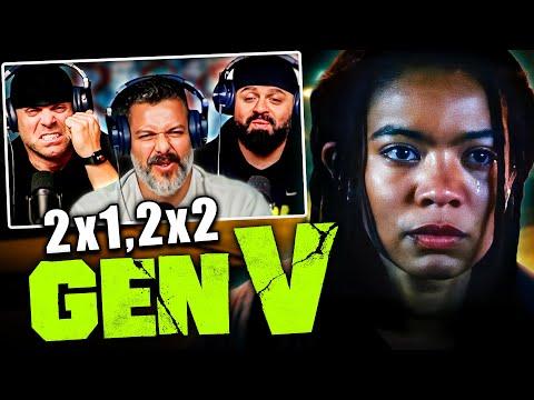 GEN V reaction season 2 episode 2x1 & 2x2 | First time watching