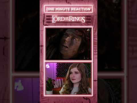 "I can carry you" Full Lord of the Rings reactions on my channel! #shorts #reaction