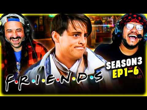 FRIENDS Season 3, Episodes 1, 2, 3, 4, 5, & 6 REACTION!! First Time Watching!!