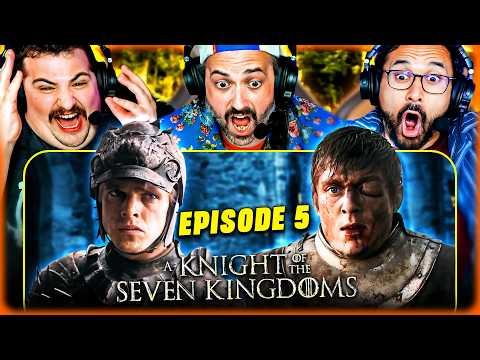 A KNIGHT OF THE SEVEN KINGDOMS EPISODE 5 REACTION - BEST EPISODE SO FAR! -REVIEW - GAME OF THRONES