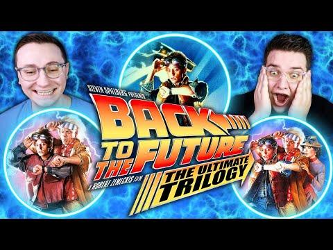 THE ULTIMATE BACK TO THE FUTURE 40th ANNIVERSARY BINGE! *REACTION* FIRST TIME WATCHING THE TRILOGY!
