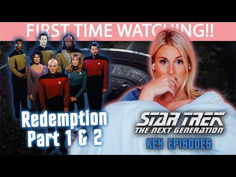 STAR TREK: THE NEXT GENERATION | REDEMPTION PART 1-2 | FIRST TIME WATCHING