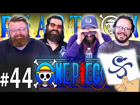 One Piece #44 REACTION!! "Setting off with a Smile! Farewell my Hometown, Cocoyasi Village!"