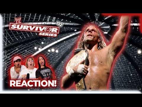 The FIRST Elimination Chamber Match! | We ❤️ our Boy Toy | Survivor Series 2002 | Girls React to WWE