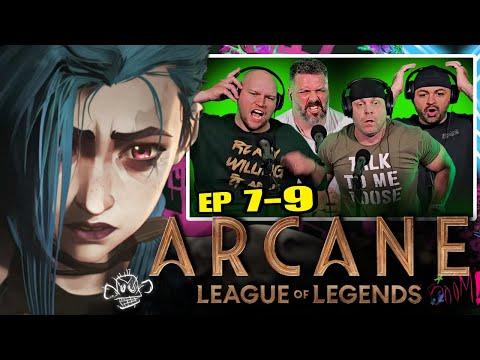 THAT'S HOW IT ENDS?!?!?! First time watching ARCANE ep 7-9 reaction