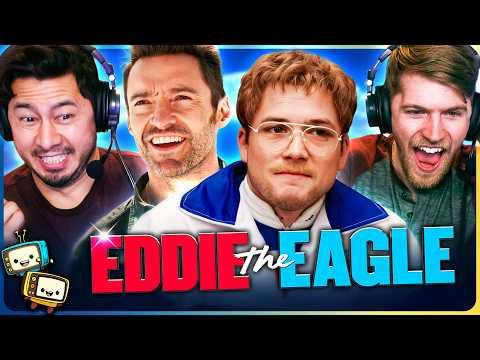 EDDIE THE EAGLE (2015) Movie Reaction! | First Time Watch | Taron Egerton | Hugh Jackman