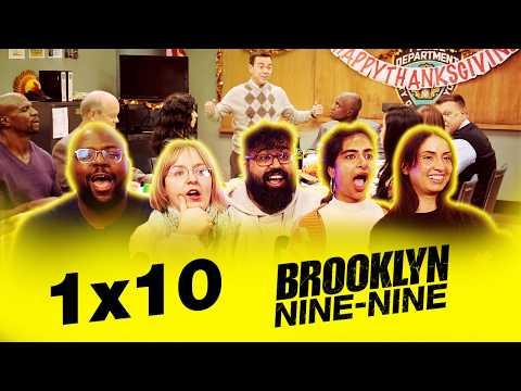 THANKSGIVING | Brooklyn Nine-Nine 1x10 Thanksgiving | Group Reaction