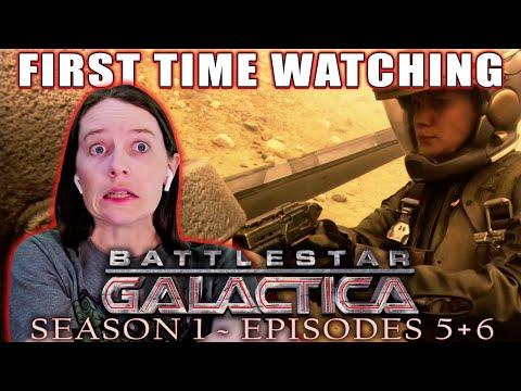 BATTLESTAR GALACTICA | Season 1 - Ep. 5 + 6  | First Time Watching Reaction | The Ships are Organic?
