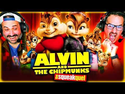 ALVIN AND THE CHIPMUNKS 2: THE SQUEAKQUEL (2009) SURPRISED US!! MOVIE REACTION!! Zachary Levi