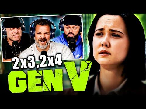 GEN V reaction season 2 episode 2x3 & 2x4 | First time watching