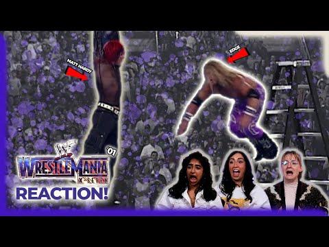TLC 2, OH MY! | The Girls react to Wrestlemania X-Seven, WWF Tag Team Match!