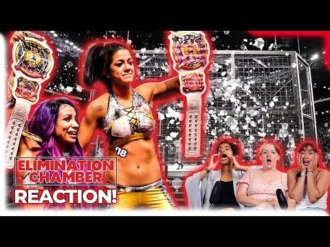 The Boss 'n Hug Connection | The girls react to Elimination Chamber 2019 Women's Tag Championship!
