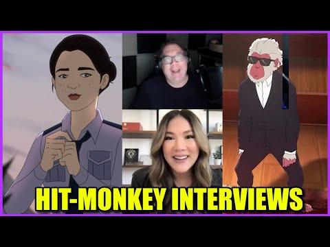 Hit-Monkey Cast & Creators Talk Season 2 Getting Dark, Deadpool, & More