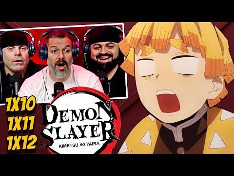 Demon Slayer reaction season 1 episode 10/11/12 (DUB)