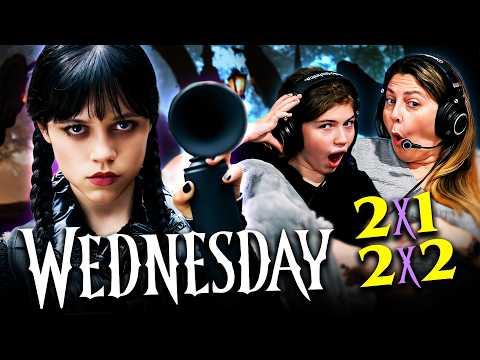 SHE'S BACK! Wednesday Season 2 Episodes 1 & 2 Reaction! | Mom & Daughter Reacts
