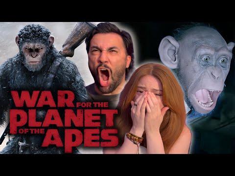 She Cried and LOST IT at the End | War for the Planet of the Apes FIRST TIME WATCHING