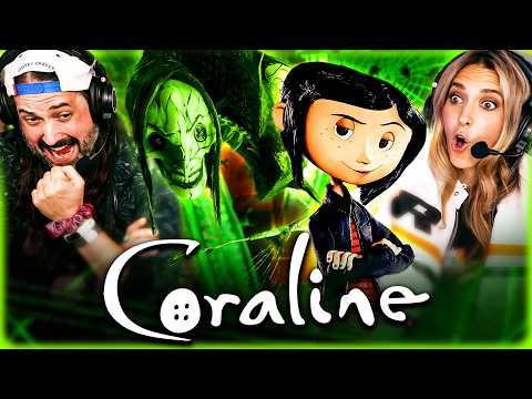 CORALINE (2009) IS A TWISTED DELIGHT!! MOVIE REACTION!! Dakota Fanning | Other Mother | Laika