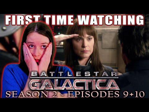 BATTLESTAR GALACTICA | Season 2 - Ep. 9 + 10  | First Time Watching Reaction | Another Battlestar?!?