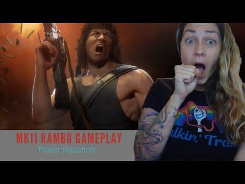 MORTAL KOMBAT 11 Rambo Gameplay Trailer Reaction (MK11)