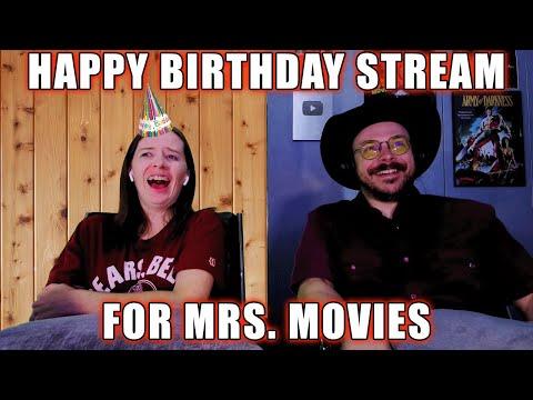 Happy Birthday Mrs. Movies | August 2023 Live Stream | Hanging Out, Unboxing, and Q & A
