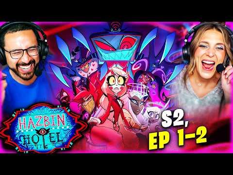 HAZBIN HOTEL Season 2 Episode 1 & 2 REACTION!! Gravity | Hazbin Guarantee (Trust Us) | Like You Song
