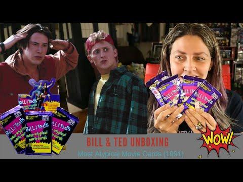 Bill & Ted's Most Atypical Movie Cards from 1991 Unboxing