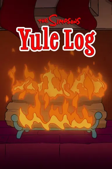 The Simpsons Yule Log